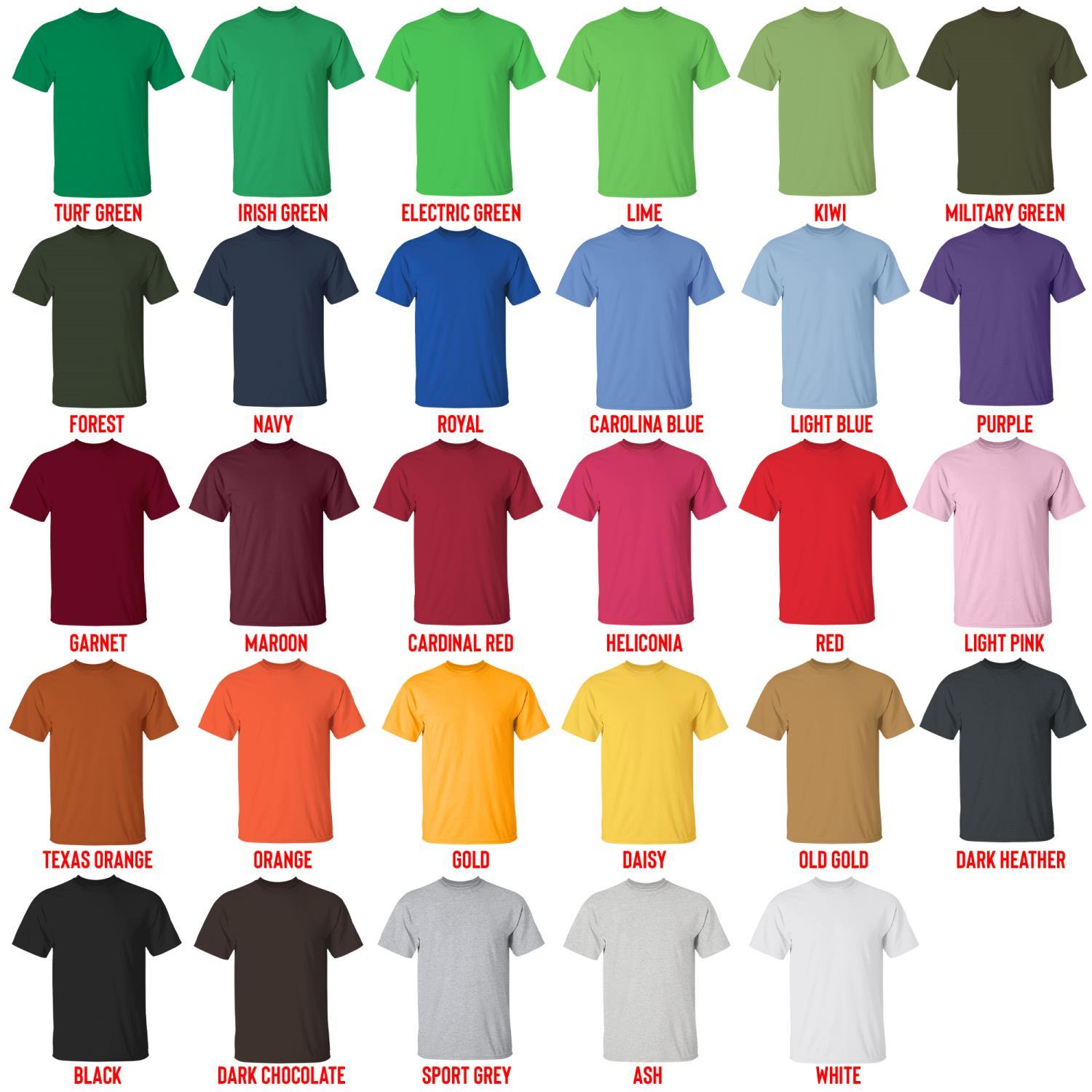 t shirt color chart - Baba Is You Store