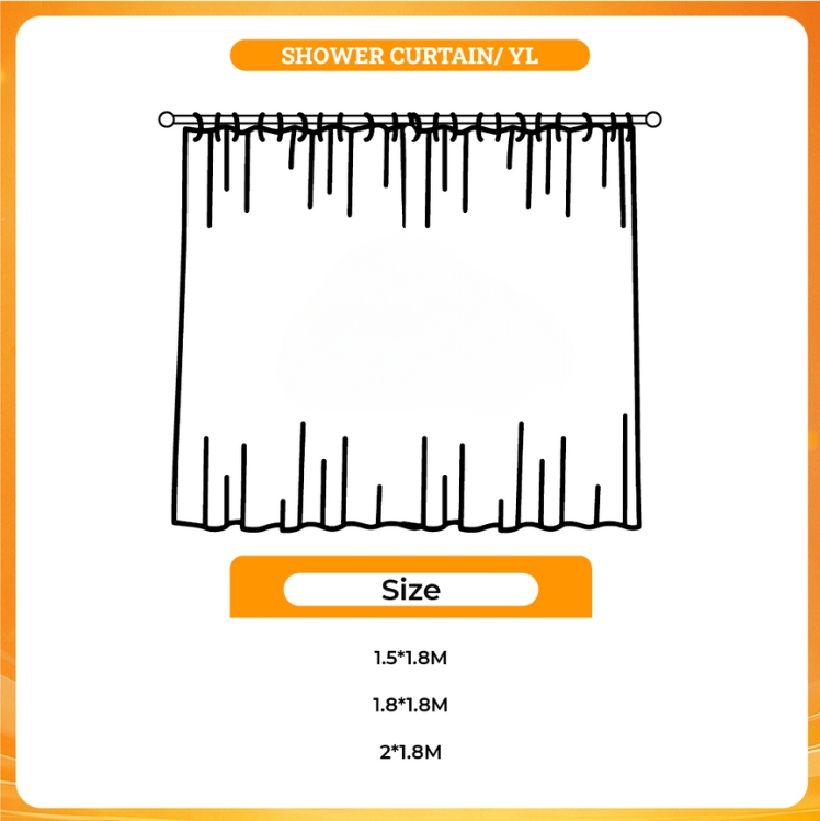 3D shower curtain - Baba Is You Store