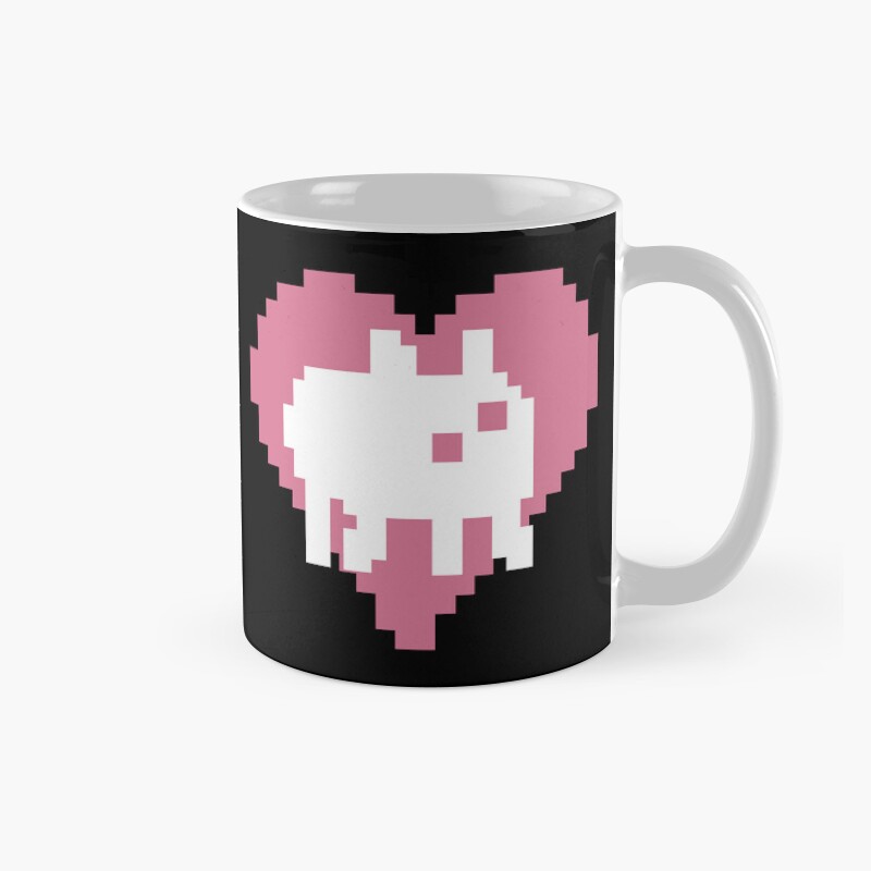 Baba Is You Heart Design Mug