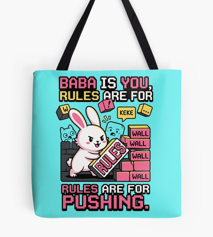 Baba Rules Baba Is You Tote Bag